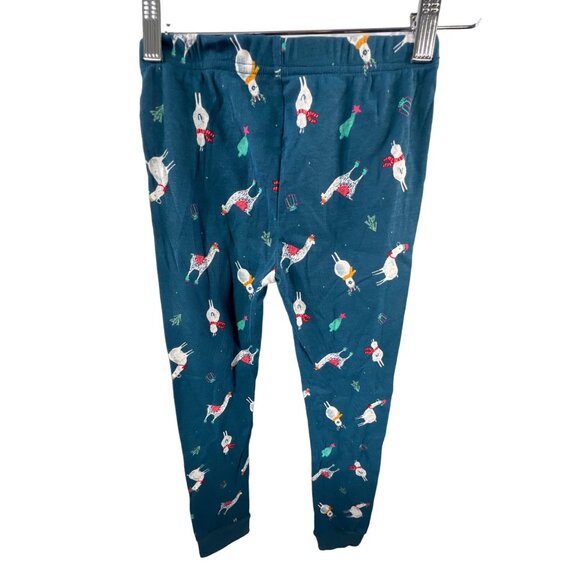 Carter’s Printed Christmas Llama Pajama Pants Size 7 Pull On Elastic Sleepwear - Picture 2 of 7